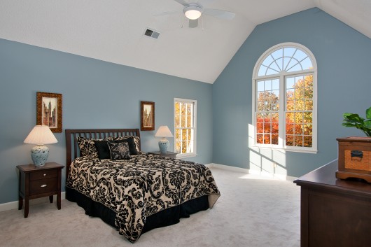 Master Bedroom Home Staging and Real Estate Photography Marietta Homes for Sale