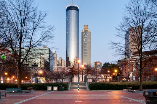 Atlanta Real Estate Photography of the Westin Peachtree Plaza Hotel