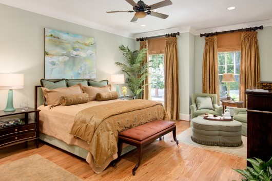 Marietta Art Design Showhouse Master Bedroom by Atlanta Real Estate Photographer Iran Watson