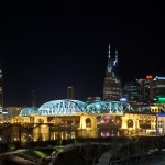 Night Photography of Nashville TN Skyline